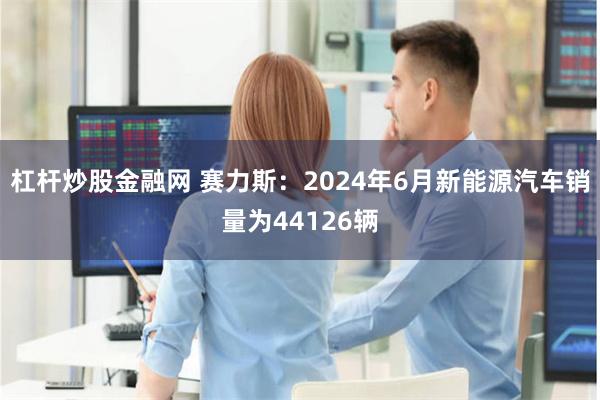 杠杆炒股金融网 赛力斯：2024年6月新能源汽车销量为44126辆